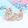 Wholesale Cross-Border special for new bracelet acetate plate leopard bracelet open acrylic amber jewelry resin bracelet