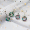 Wholesale Colorful crystal phoenix earrings