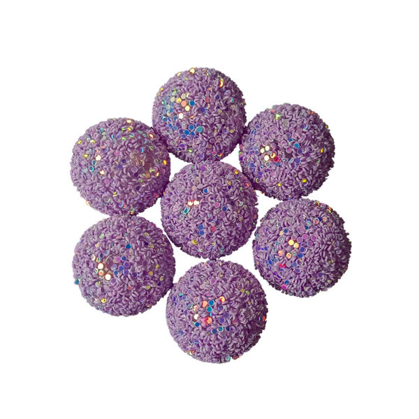 oly-f8369f42c22f7e9bd3d744a8d86a6d2b Wholesale Ya Leduo 20MM Sequin Ball Acrylic Beads Straight Hole Sequin Head Rope Keychain Decorative Aessories Handmade Jewelry Beads