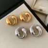 Wholesale 1 Pair Modern Style Geometric Plating Copper 18k Gold Plated Earrings