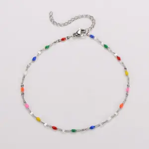 Steel-Color / Lip chain