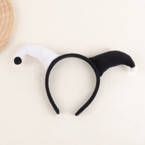 3# (White + Black) Clown Headband