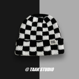 Black and white color matching / One size fits all (54-61cm)