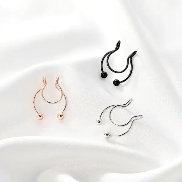 Wholesale Fashion Stainless Steel U-shaped Nose Clip Wholesale Nihaojewelry Nose Pin