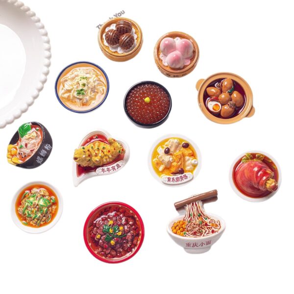 Wholesale Chinese Food Regional Cuisine Fridge Magnet
