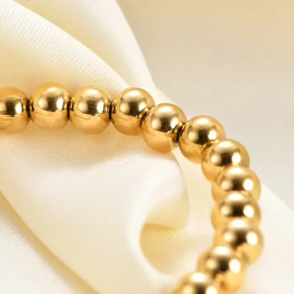 Retro Geometric Titanium Steel Stoving Varnish Bracelets 1 Piece