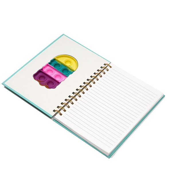 Wholesale Bubble pop Coil Book Decompression Silicone Book