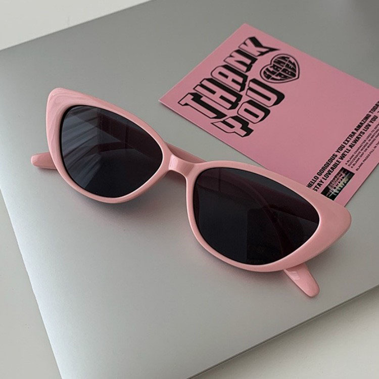 Wholesale Trendy Fashion Versatile Street Style Sunglasses for Women, Xiaohongshu Same Style Cat-Eye Sunglasses, Uv Protection Sunglasses