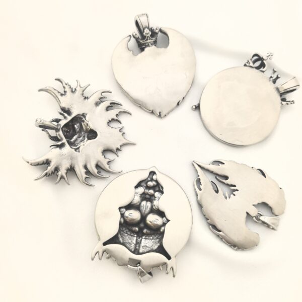 oly-f8660f05a91c358836767627025e1f9b Wholesale European and American Retro Dark Viking Skull Ghost Face Moth Devil God Pendant Scandinavian Exaggerated Necklace for Men