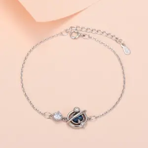 Planet Bracelet [White Gold Plated]]