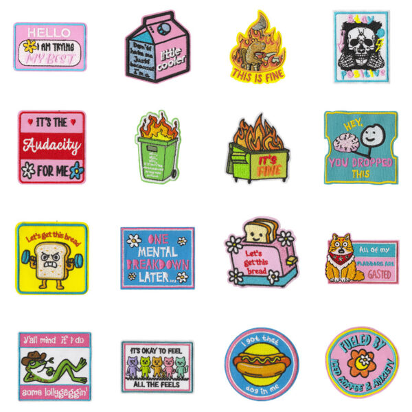 oly-f872d0fe5877a5c63eece662bd987ff9 Wholesale Fun Duck Series Embroidered Applique