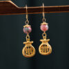 Wholesale Vintage court style ethnic antique earrings