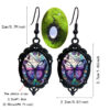Wholesale Cross-border retro gothic crow cross witch halloween pendant earrings jewelry factory direct sales