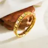 Wholesale Retro Streetwear Star Moon 304 Stainless Steel 18K Gold Plated Stainless Steel Bracelets In Bulk