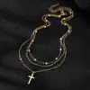 Wholesale Simple Style Classic Style Cross Alloy Wholesale Layered Necklaces
