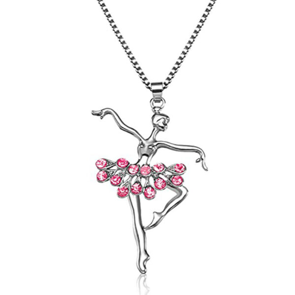 oly-f8956a5e23ab2ee80ac5ebee5d1149a6 Wholesale Ballerina Girl Unicorn Rainbow Mermaid Pendant Sweater Necklace