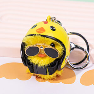 Zodiac chicken helmet with plush chicken