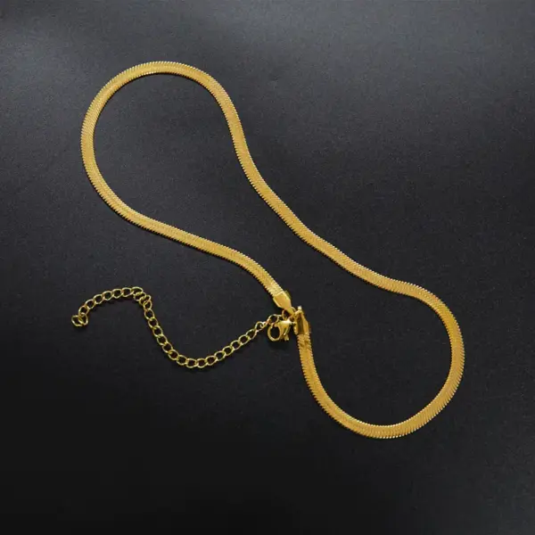 Wholesale PVD Coated Real Gold Plated 18K Gold 304 Stainless Steel Fashion Waterproof Non Tarnish 304 Stainless Steel Pendant Necklace