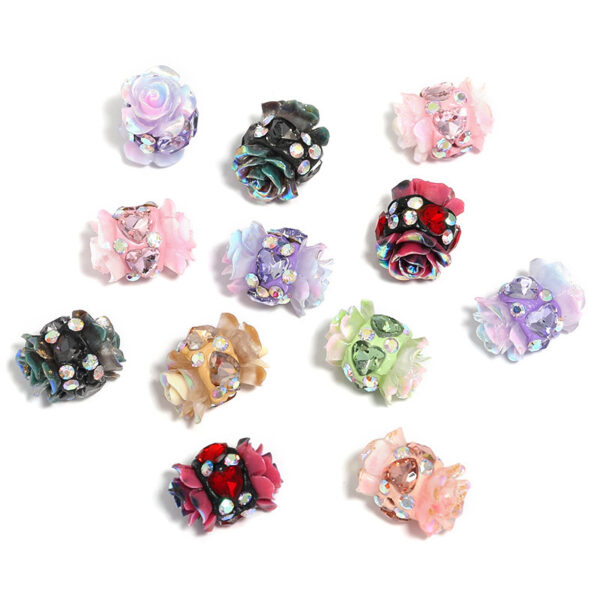 Wholesale Love Water Diamond Rose Beads