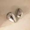 Wholesale Real Gold Plated 304 Stainless Steel PVD Coated Geometric Waterproof Non Tarnish IG Style Ear Studs For Women's