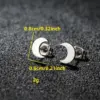 Wholesale PVD Coated 18K Gold Real Gold Plated Star Heart Shape 304 Stainless Steel IG Style Cute Sweet Waterproof Non Tarnish Ear Studs