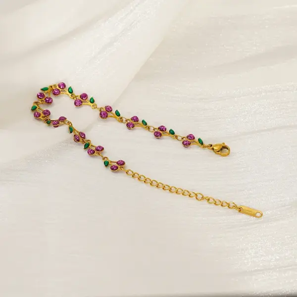 IG Style Cherry 304 Stainless Steel Bracelets In Bulk