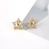 Wholesale Retro Cross Jesus Virgin Mary Earrings Female Copper Micro-set Zircon Earrings Wholesale