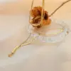 Wholesale PVD Coated Real Gold Plated 18K Gold Geometric 304 Stainless Steel Fashion Waterproof Non Tarnish 304 Stainless Steel Bracelets