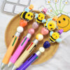 Wholesale Cute bee ballpoint pen beads