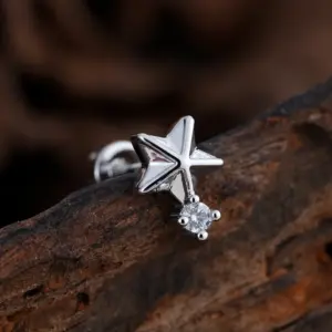 3350 Silver / Ear Studs