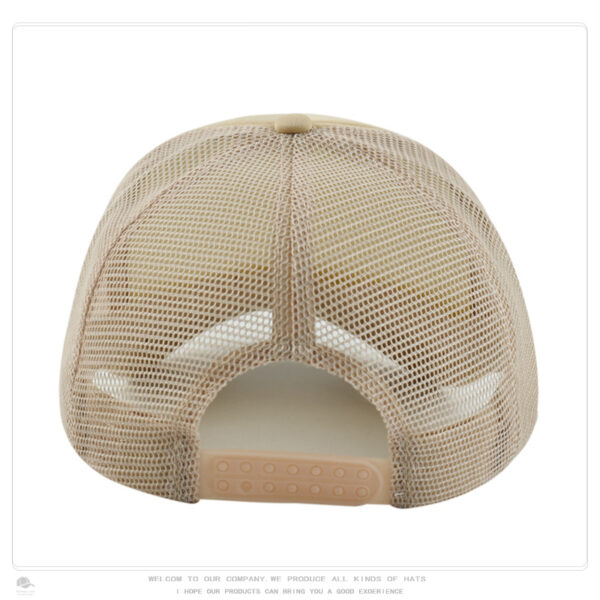 Wholesale Sponge Light Mesh Hat LOGO Printed Embroidered Korean Style Simple Rope Cap Men's Outdoor Sunshade Baseball Cap Women