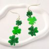 Wholesale Cross-border St. Patrick's day beer festival earrings vintage clover European and American earrings personalized earrings for women