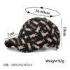 Wholesale Cross-border new rabbit creative pattern baseball cap men and women cap plaid fashion hat wholesale B1164