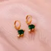 Fashion Vintage Heart Inlaid Zircon Arrow Copper Earrings Wholesale Nihaojewelry
