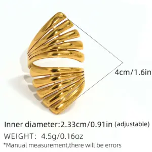 Gold Ring / Adjustable / 1 Piece