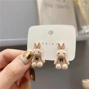 E-027-3 rabbit flocking beige