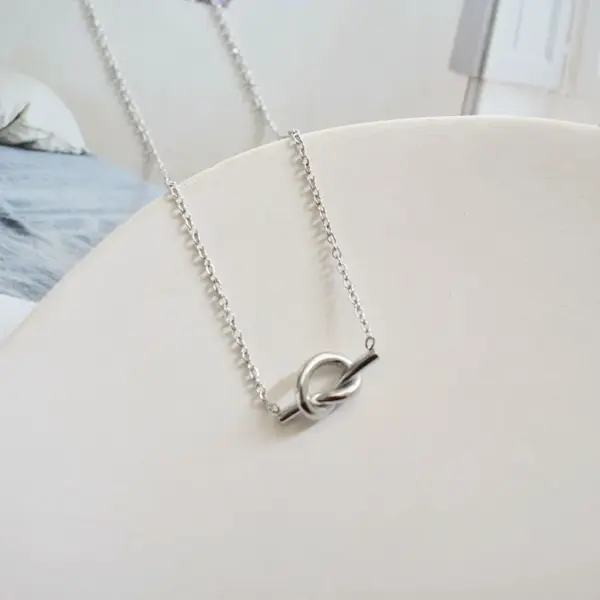 Vacuum Plating Real Gold Plated 18K Gold Solid Color 304 Stainless Steel Waterproof Non Tarnish 304 Stainless Steel Necklace