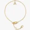 Fashion Letter Brass Bracelets Inlay Zircon Copper Bracelets