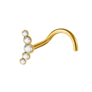 Gold / Rod Thickness * Rod Length 0.8x7mm