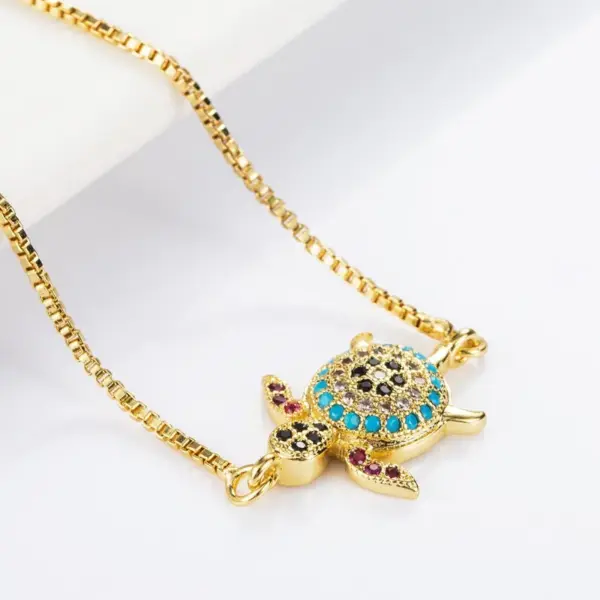 Wholesale Jewelry Fashion Animal Copper Artificial Gemstones Bracelets