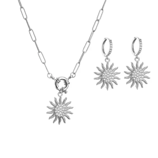 Copper Clouds Zircon Copper Necklaces