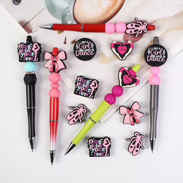 oly-f932dd83348295c1c9502b2642ea8d7f Wholesale Dance Series Silicone Beads