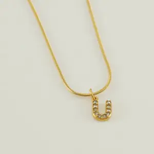 Gold Letter U / 18K