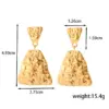Wholesale PVD Coated 16K Gold Plated Geometric 304 Stainless Steel Modern Style Simple Style Waterproof Non Tarnish