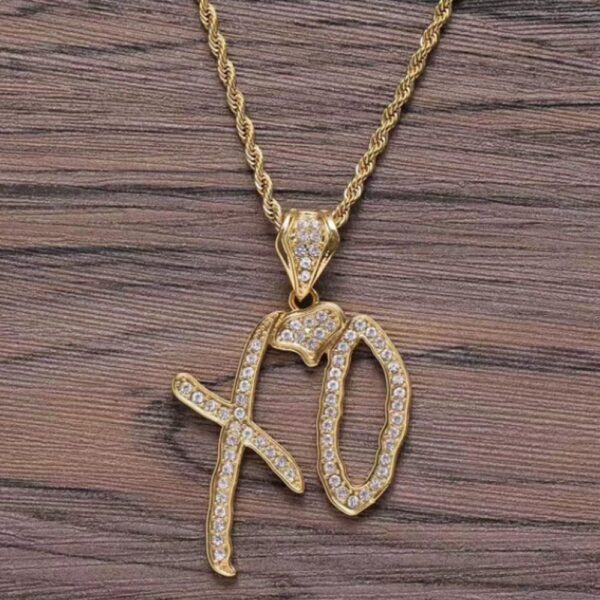 Wholesale Letter punk style jewelry necklace