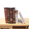 Wholesale dollhouse dollhouse mini model scene decoration 6 books a set of retro books can not be turned pages