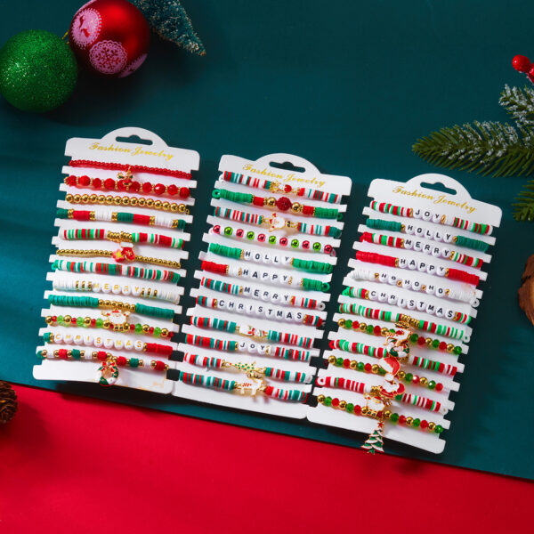 Wholesale Christmas Multi-Layer Bracelet Set