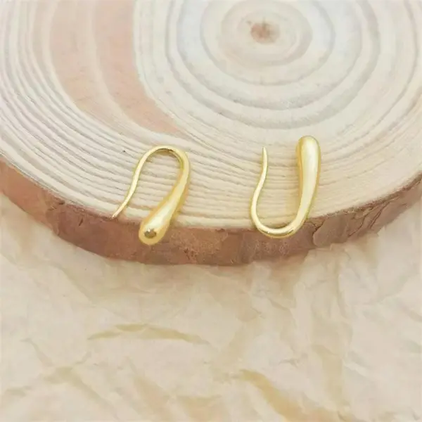 Wholesale 1 Pair Classic Style Commute U Shape Solid Color Stainless Steel Earrings