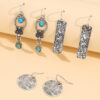 oly-f97811f82794412ee7171496c354fc73 Wholesale Bohemian Vintage Carved Turquoise Earring Set