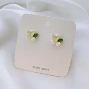 Gardenia Ear Studs